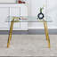 Table de salle à manger rectangulaire 1 pièce sans chaise-960244978-907237370