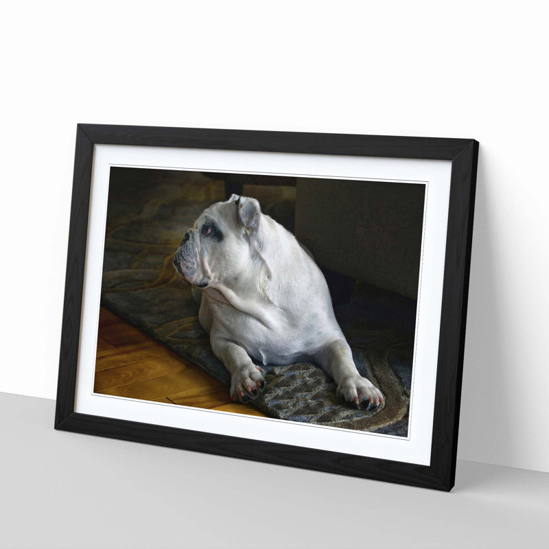 Single Picture Frame Print, Black
