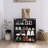 Modern 4-layer Black Shoe Storage Cabinet With Glass Door, Led And Control For Living Space 4 Layers, , Control, 20.1 In. Package Width Area