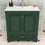 Meuble-lavabo de salle de bain avec lavabo, tiroir de rangement et 2 portes à fermeture douce-197506548