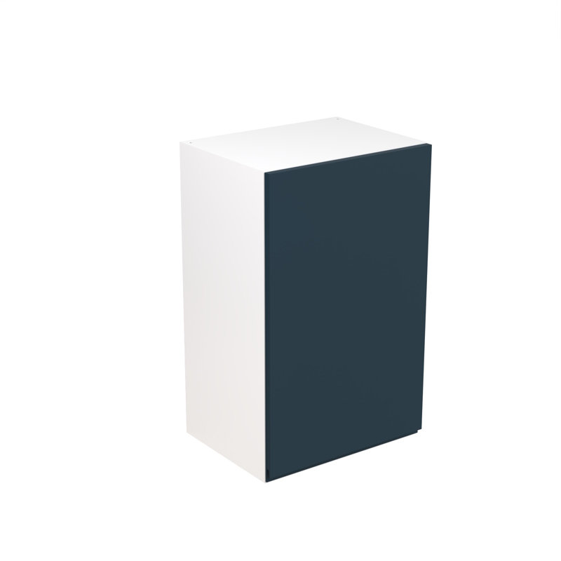 Kitchen Kit Flatpack J Pull Matt Wall Unit, 72cm H x 45cm W x 33cm D, Indigo Blue