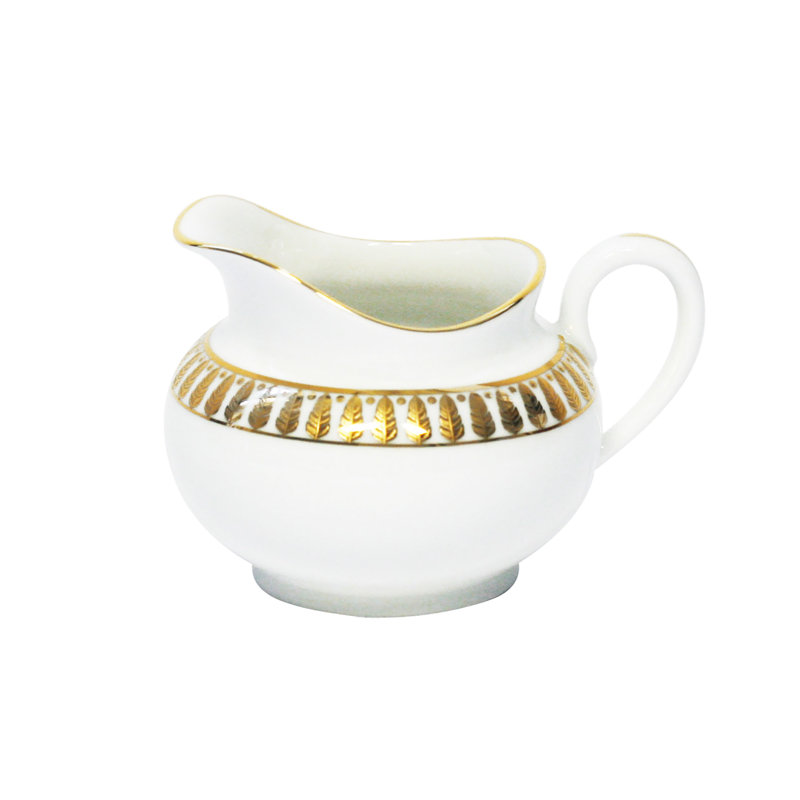 Plumes Creamer Bowl, Gold