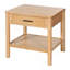 Table de bout K / D avec 1 tiroir, couleur naturelle