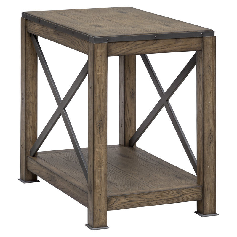 Arcadian End Table with Storage, 26" H x 18" W x 28" D