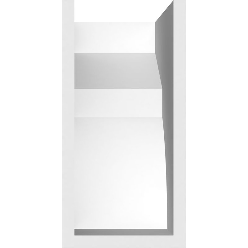 Queue de chevron standard en PVC de qualité architecturale Monterey, H 10 po x l 5 po x P 12 po