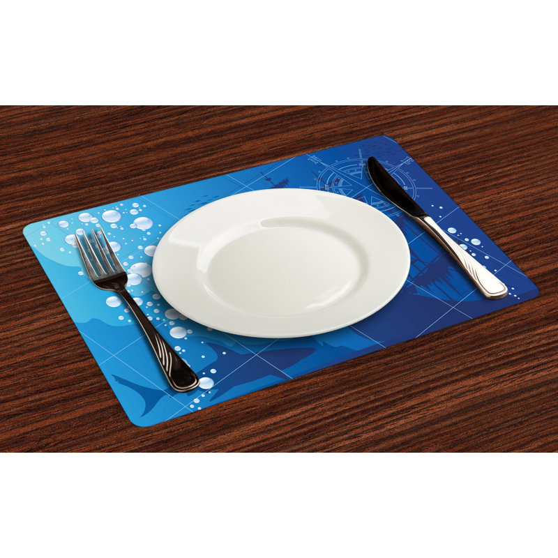 Polyester Nautical Rectangle Placemat