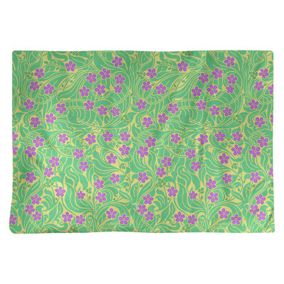 Napperon en coton 18 po swirly floral