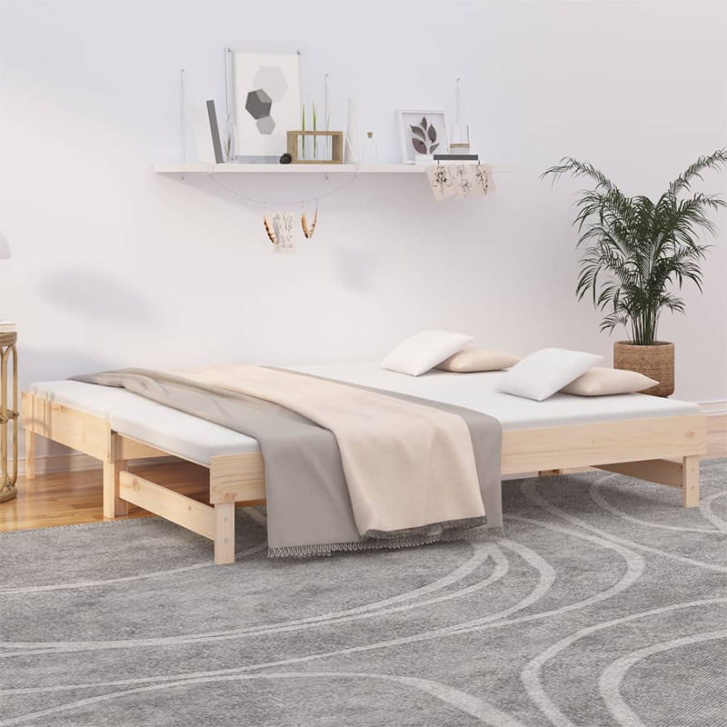 Solid Wood Daybed, Small Single (2'6), Natural