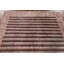 Tapis rayé abstrait moderne 6 x 9