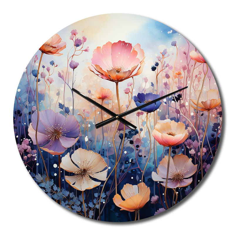 Horloge murale mauve, Moyenne