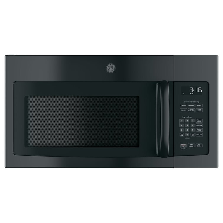 Black Decker 1.6 Cu Ft Over The Range Microwave With Top Mount Air