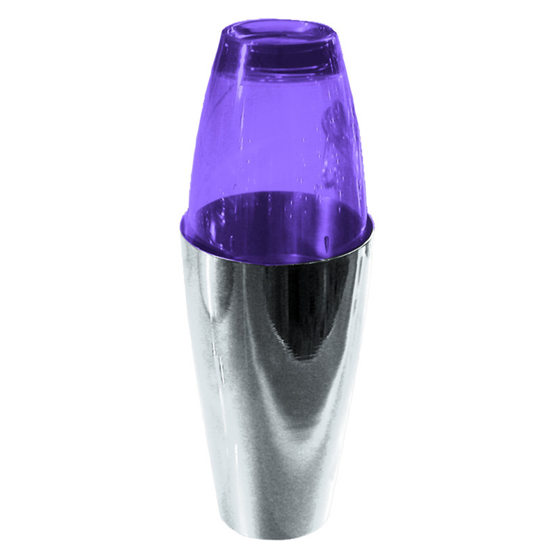 Shaker, Silver/Purple