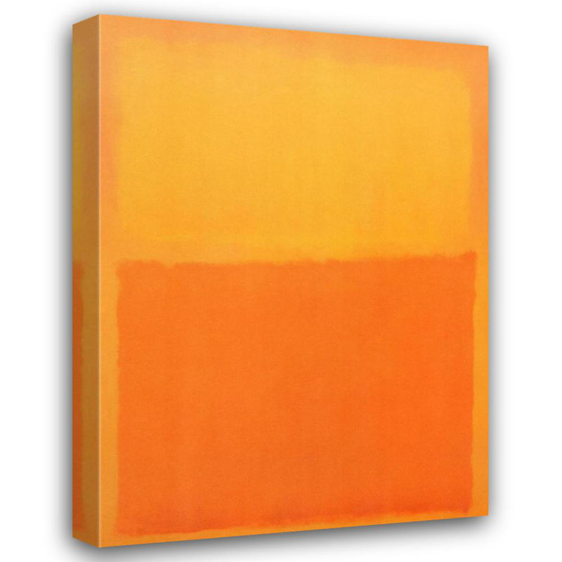Orange and Yellow, 24" H x 18" W
