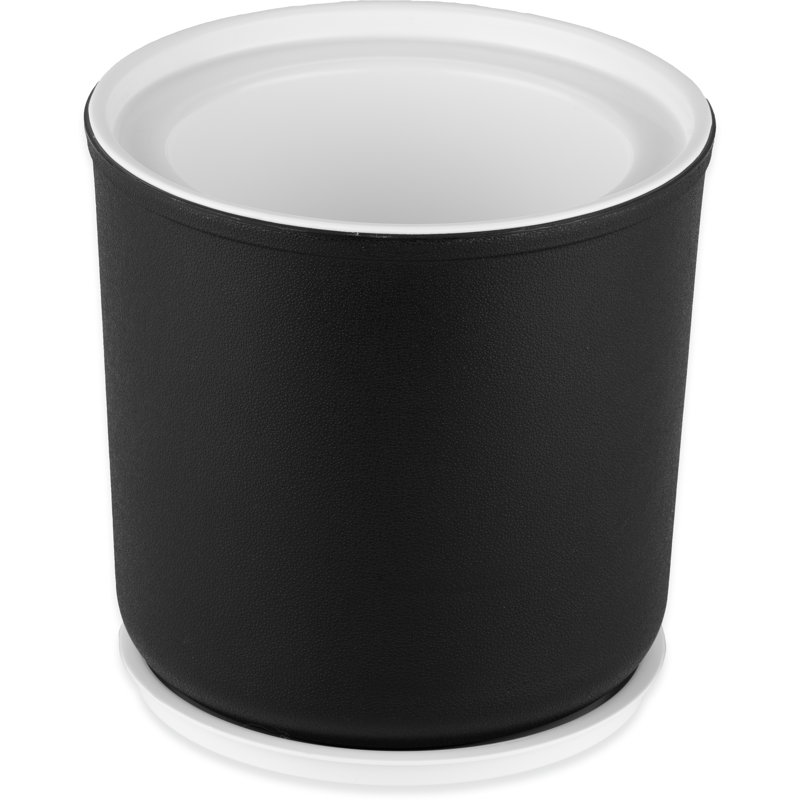 Carlisle Food Service Products Coldmaster® Circle Plastic Food Storage Container, Black