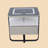 Modern 1 - Drawer Nightstand With Wireless Charging, Led Lights, Bluetooth Player And 3 Lighting Select