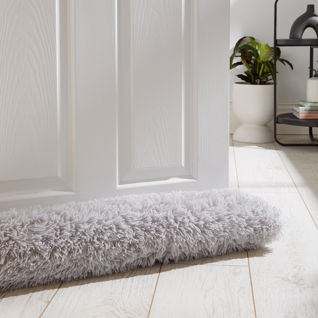 Cuddly Deep Pile Faux Fur Door Draught Excluder