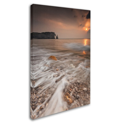 « etretat », reproduction de photo sur toile tendue