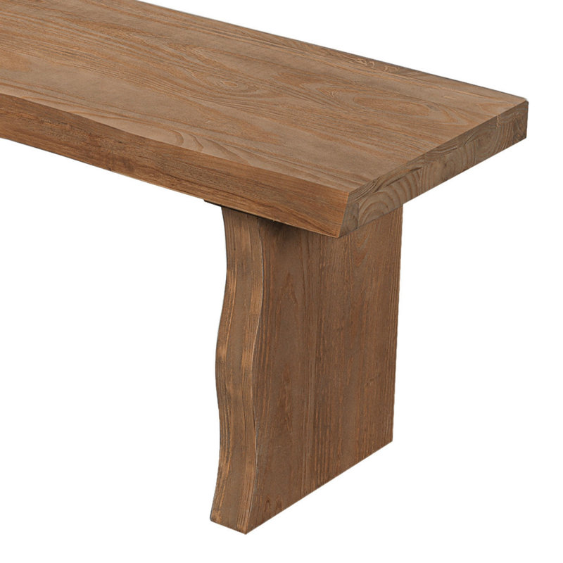 Banc en bois avec pieds robustes