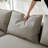 Faux Leather Curved Sectional Sofa-498607174-498607172