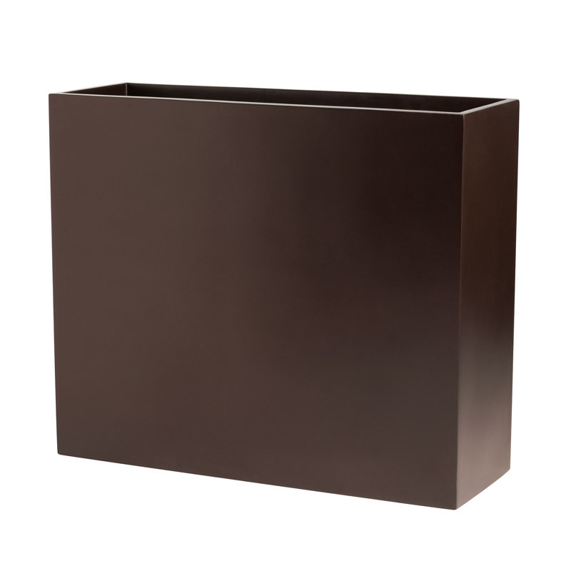 Connoisseur Handmade Planter Box, 30" H x 36" W x 12" D, Brown