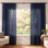 Brian Semi-Sheer Linen Curtain Panel