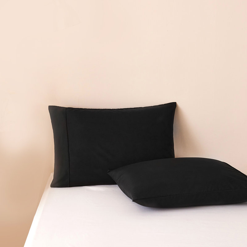 2023-Micro-PC Microfiber, Queen Pillowcase, Black