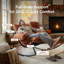 Chaise berçante surdimensionnée Ember, mandarine