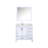 Jacques 36 in. W x 22 in. D Left Offset Bath Vanity, Faucet Set, & 34 in. Mirror-66637717-90699733
