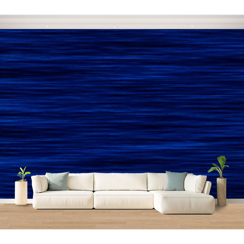 Papier peint adhésif pelez et collez bleu marine Marl Heather Triblend Melange, L 100 po x l 144 po