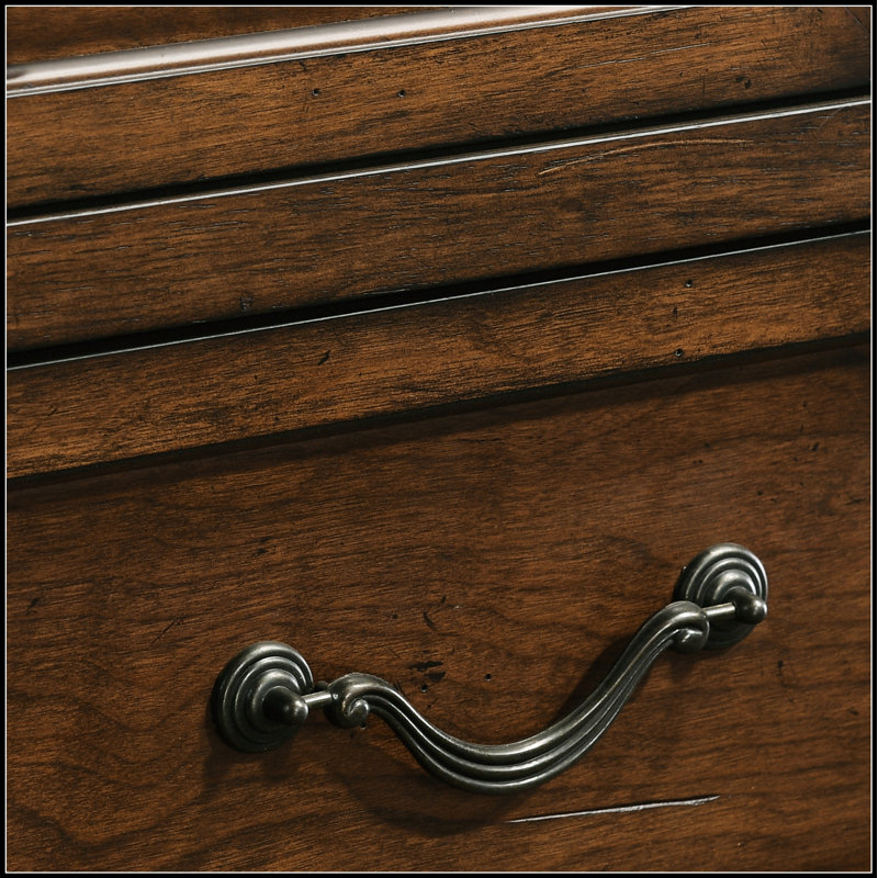Table de chevet 3 tiroirs Traditional