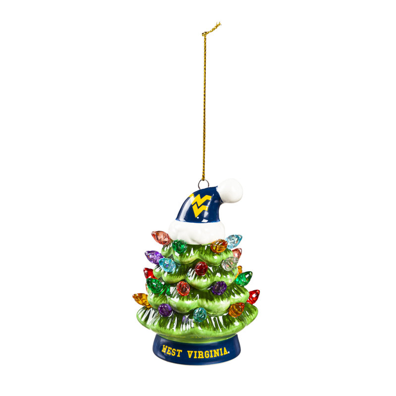 3.82'' Ceramic Lighted Holiday Shaped Ornament
