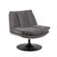 Corduroy Upholstered Swivel Accent Chair-109392496