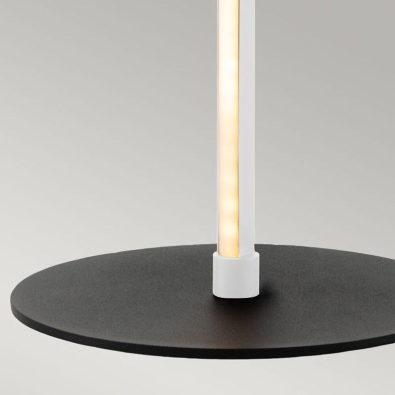 Lampe de table à DEL Flamingo, Noir / blanc