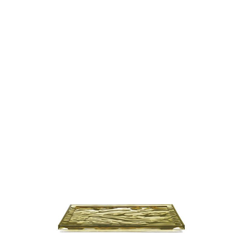Dune Decorative Tray, 21.65" x 14.96", Green