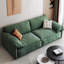 Causeuse-coussin modulaire verte 100% polyester-1276989766