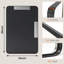 Miroirs de salle de bain rectangulaires arrondis avec cadre en métal noir pour mur de lavabo, grand miroir mat de 30 po x 22 po, décoration moderne pour les toilettes, la maison de campagne, la suspension horizontale ou verticale-1318083367