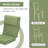 4.1" Outdoor Seat / Back Cushion, Set of 2-1069976374