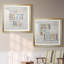 La Vie - ensemble de 2 reproductions d'art textuel sur papier encadré-467455042-467455048-467455055