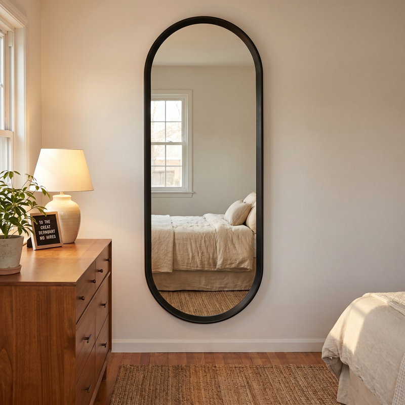 Marci Black Full Wall Mirror
