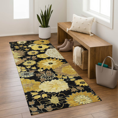 Tapis floral lavable à la machine de qualité supérieure Mayfield AMF2294