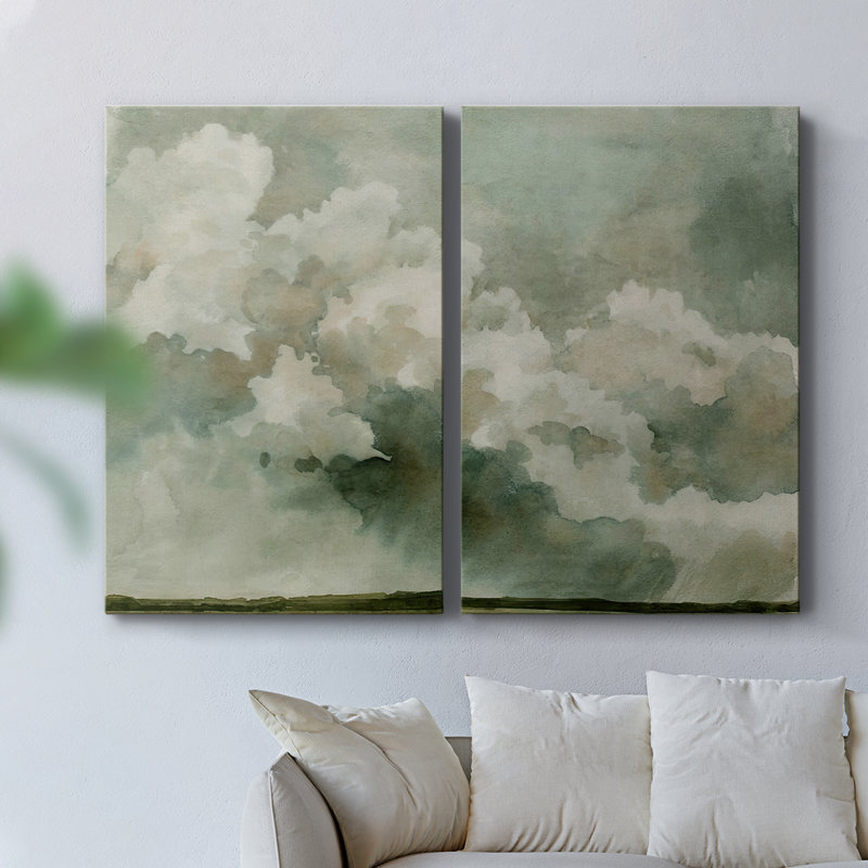 Coming Rain I-Premium Gallery Wrapped Canvas -Ready to Hang, 60" H x 80" W