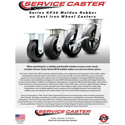 Kingpinless on Swivel Top Plate Caster