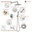Robinet de baignoire et douche Calder avec valve brute-61901554
