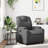 Budimir Manual Recliner Chair, Adjustable Backrest/ Footrest, Leather-669716152