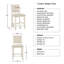 Tabouret de comptoir 25,5 po Demeyer-1383105174