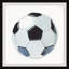 « football ball », art encadré Comanche-1107486258