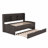 Wooden Captain Bed with Built-in Bookshelves-1151175469-1151175468