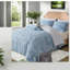 -Piece Western Cowgirl Bedding Sets, Blue Microfiber Twin XL for Girls