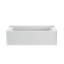 SIGNATURE® Rectangle Flat Front 6632 Skirted Soaking LH Access Panel Oyster-1915482505-1915482504