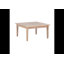 Table basse carrée en bois massif Amina
